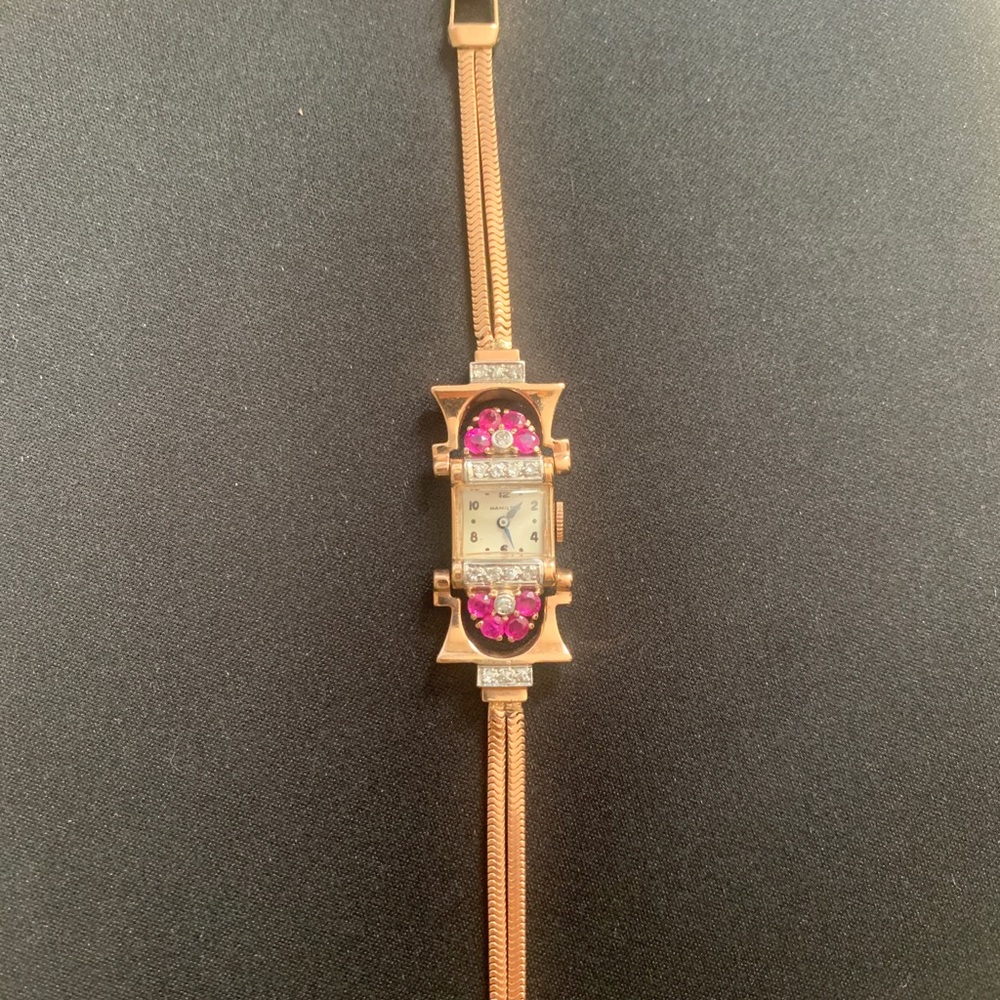 Ruby Hamilton Watch. Still Running - image 5